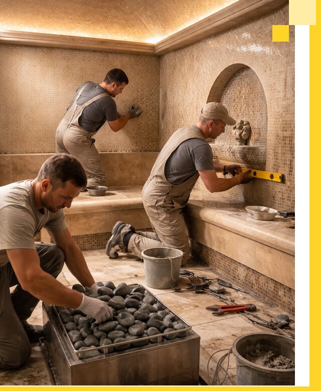 Проектирование и строительство хамама и сауны в Кыштыме