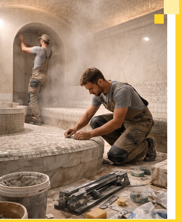 Профессиональный дизайн хамама и SPA под ключ в Кыштыме