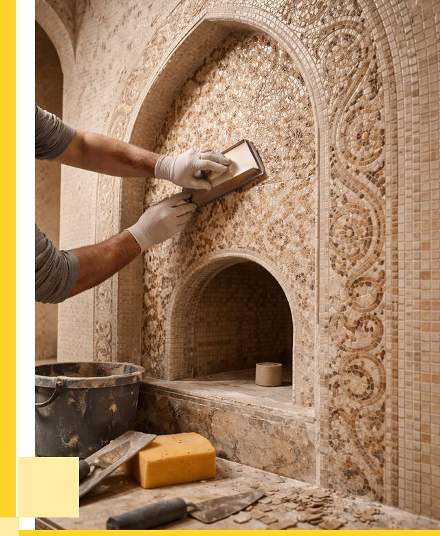 Мозаика для хамама в Кыштыме под ключ от 5193 р. | ЭриданКшт