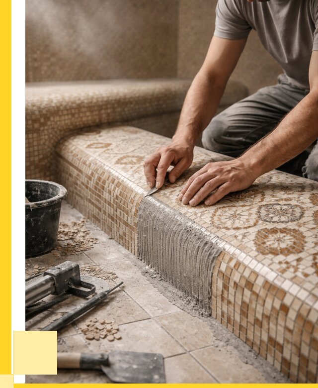 Плитка для хамама под ключ в Кыштыме от 3635 р. | ЭриданКшт