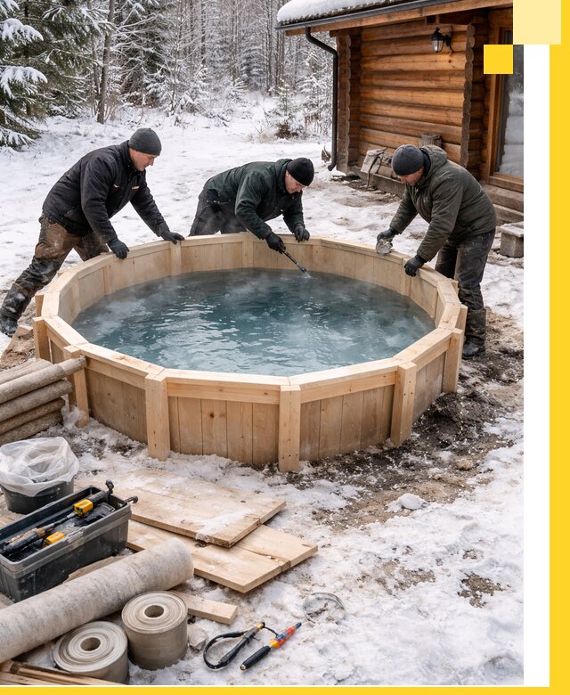 Изготовление и установка ледяных купелей под ключ в Кыштыме