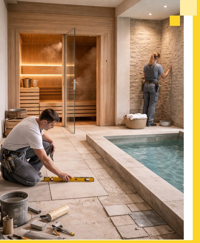 Комплексный дизайн и отделка интерьеров SPA под ключ в Кыштыме